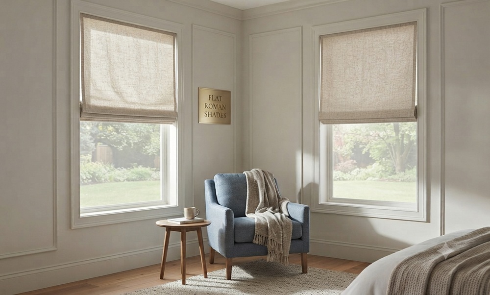 Flat Roman Shades: What They Are and How to Choose One